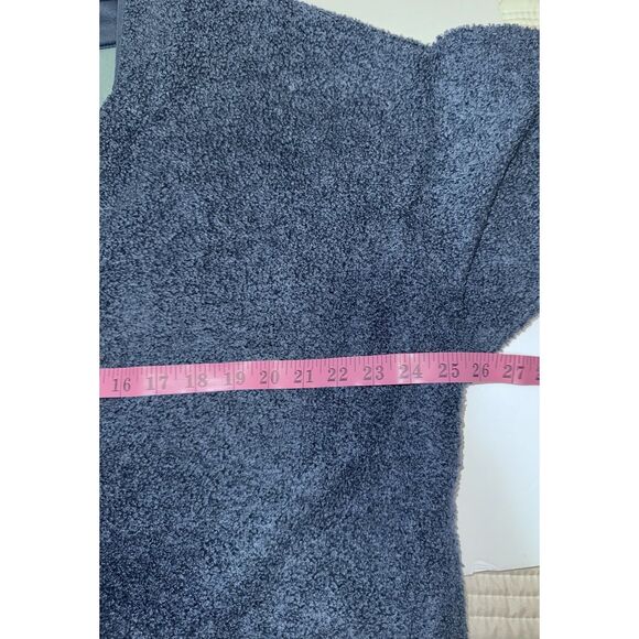 Pure J. Jill Fleece-Lined Boucle Cardigan Sweater Jacket Teddy Long Oversized XL - Picture 11 of 15